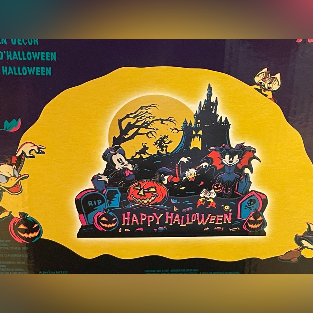 Disney Parks Halloween Mickey and Friends Decor Light Up - Picture 6 of 11